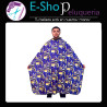 Capa de Corte Barber Azul con Dorado