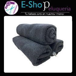 3 Toallas Negra 74cm X 46cm Eurostil