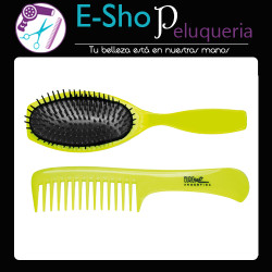 Cepillo + Peine Profesional Peluquería Eurostil 55091