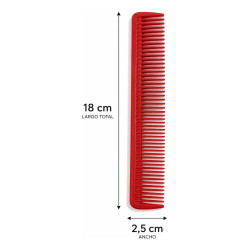 Peine Cabello Set X4 Familiar Mango Peluquero Y Colita P622