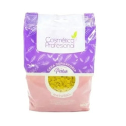 Cera Depilatoria Cosmetica Profesional Natural x 800grs