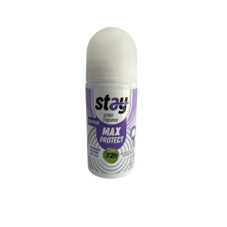 Desodorante Roll On Antitranspirante Max Protect Mujer Stay 50ml Kit x3