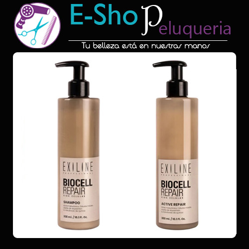 Kit Shampoo + Acondicionador Biocell Therapy Nutriv Exiline x 300ml