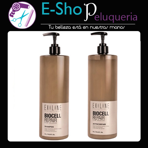 Kit Shampoo + Acondicionador Biocell Therapy Nutriv Exiline x 1000ml