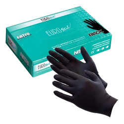 Guantes Negros De Nitrilo X20u Eurostil 53713 Talle L