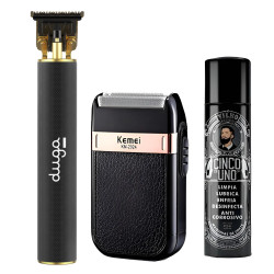 Trimmer Duga D410 + Shaver Afeitadora Kemei 2024 + 5 En 1 Kit
