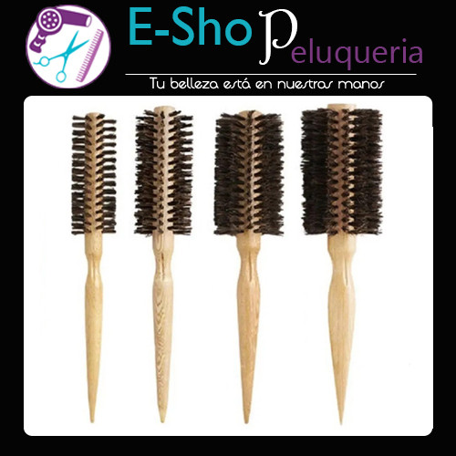 Kit Cepillos Brushing Madera Cerda Mezcla Jessamy 4u