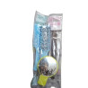 Set Estuche Peine Espejo Lima Cepillo Eurostil 55087