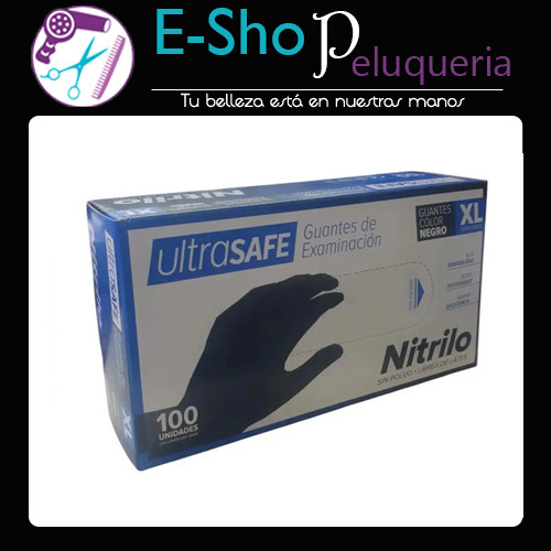Guantes de Nitrilo de Examinacion x 100u