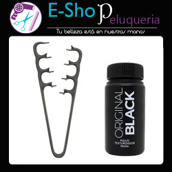 Peine Voluminizador Texturizador Jessamy P464 + Polvo Original Black