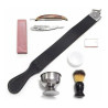 Kit Barberia Completo Navaja + Asentador + Brocha +extras