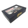 Kit Barberia Completo Navaja + Asentador + Brocha +extras