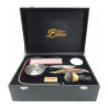 Official Barber Set Barberia Lujo Navaja + Asentador +extras