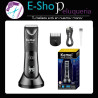 Máquina Patillera Kemei Km-1840 Inalámbrica Trimmer Negro