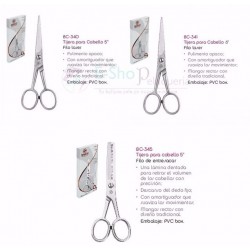 Set de Tijeras Profesional De Corte 5'' Y 6'' + Pulir 5'' Mundial