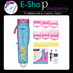 Maquina Cortadora De Pelo Bway Five Corta Pelo Inalambrica 7800 Rpm
