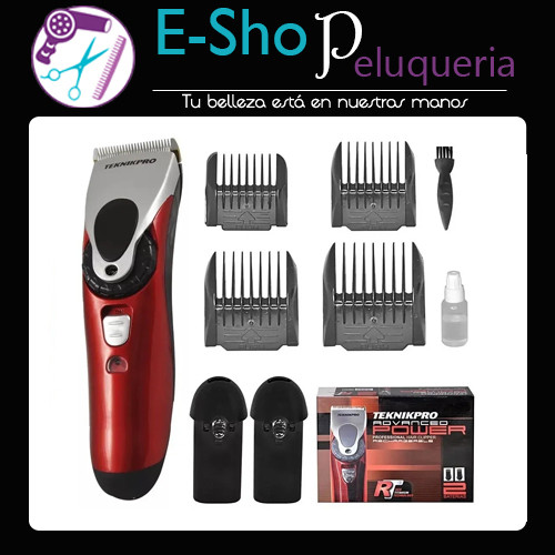 Cortadora de pelo Teknikpro Advance Power Red