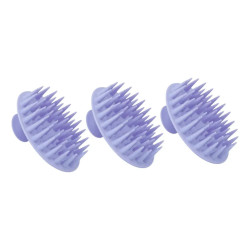Cepillo Masajeador Silicona Eurostil 50125 Kit x3
