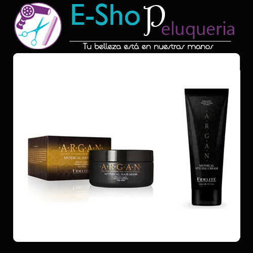 Kit Crema de Peinar Argan + Mascara 250ml Fidelite