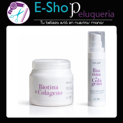 Kit Tratamiento Serum Reparador Biotina y Colágeno Frilayp + Mascara