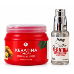 Kit Frilayp Keratina & Argan - Mascara X240gr + Serum X50cc