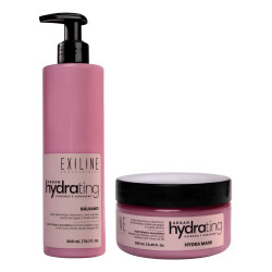Exiline Argan Hydrating Balsamo 300ml + Máscara 250ml Kit