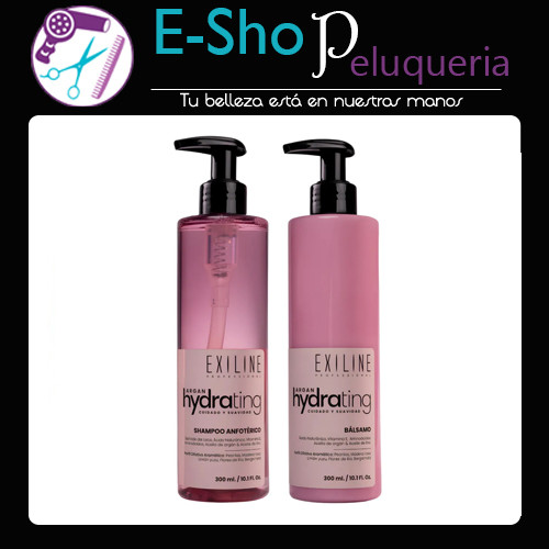 Exiline Hydrating Shampoo 300ml + Balsamo 300ml Kit