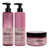 Exiline Hydrating Shampoo 300ml+ Bálsamo 300ml+ Mascara 250g Exiline Hydrating Shampoo 300ml+ Bálsamo 300ml+ Mascara 250g Kit