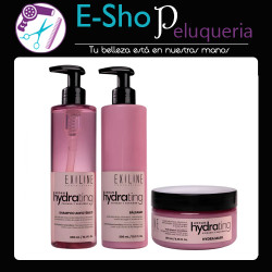 Exiline Hydrating Shampoo 300ml+ Bálsamo 300ml+ Mascara 250g Exiline Hydrating Shampoo 300ml+ Bálsamo 300ml+ Mascara 250g Kit