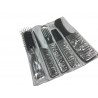 Set de 4 Peines + Cepillo Profesionales Eurostil