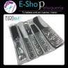 Set de 4 Peines + Cepillo Profesionales Eurostil