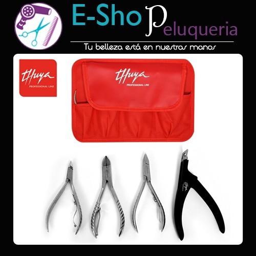 Set 4 Alicates Profesional Manos Y Pedicuria Thuya