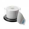 5 Rollos de Papel de Cuello Descartables + Porta Rollo de Papel Eurostil
