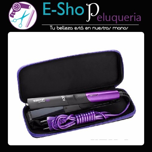 Plancha De Pelo Profesional Taiff Saffira Violeta+ Bolso Térmico De Regalo