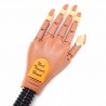 Mano Articulada Práctica Manicuría Esmaltado + 100 Tips