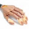 Mano Articulada Práctica Manicuría Esmaltado + 100 Tips