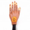 Mano Articulada Práctica Manicuría Esmaltado + 100 Tips