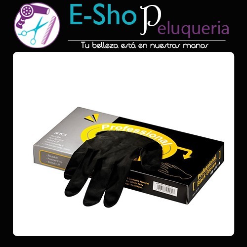 Guantes De Latex Negro Professional Black Gloves