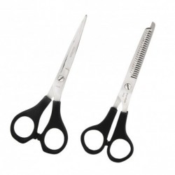 Set Tijera Corte + Pulir Mango Plástico Probasic
