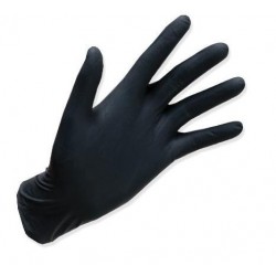 Guantes Negros De Nitrilo X20u Eurostil