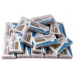 Navaja de Corte Sensei Black + Hojas de Afeitar Super Max Platinum
