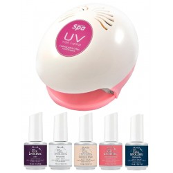 Cabina Uv Teknikpro Spa + 5 Esmaltes Ibd Just Gel Polish