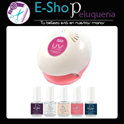 Cabina Uv Teknikpro Spa 18w + 5 Esmaltes Ibd Just Gel Polish Kit
