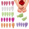 Capuchon Capsulas Sujetador Para Remover Uñas Esculpidas Pies X 5 Unidades