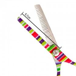 Tijera de Pulir 5.5'' Rainbow Style.Cut