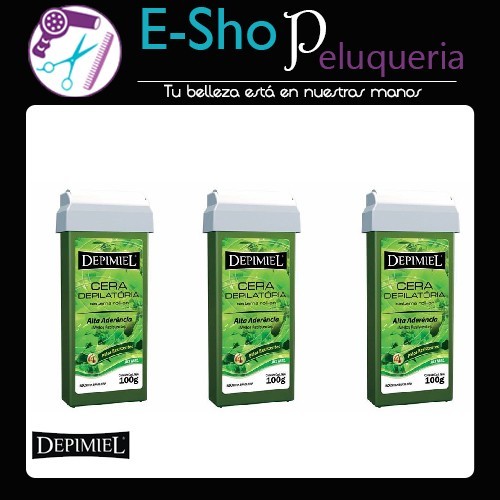 Kit 3 Ceras Roll On Descartable X 100grs Cada Una Depimiel