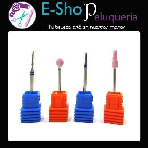 Set 4 Fresas Para Manicura Rusa Uñas Esculpidas