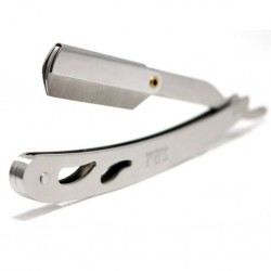 Rociador Whisky + Gripper Tru Barber Negro + Navaja de Corte