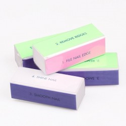 Bloque Lima 4 Fases Brillo Uñas Esculpidas Nail Art