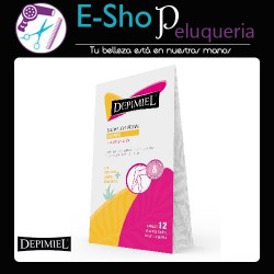 Bandas Depilatorias Corporales Todo Tipo de Piel x 12U Depimiel